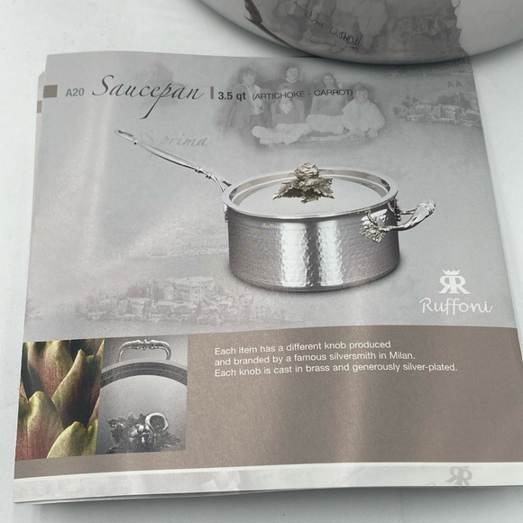 Ruffoni Opus Prima Stainless-Steel 3.5 Qt. Saucepan - Picture 11 of 14